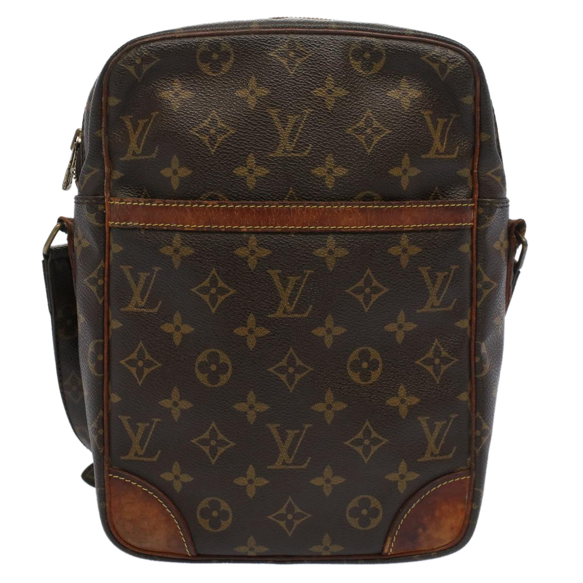 LOUIS VUITTON Monogram Danube MM Shoulder Bag M45264 LV Auth bs7904