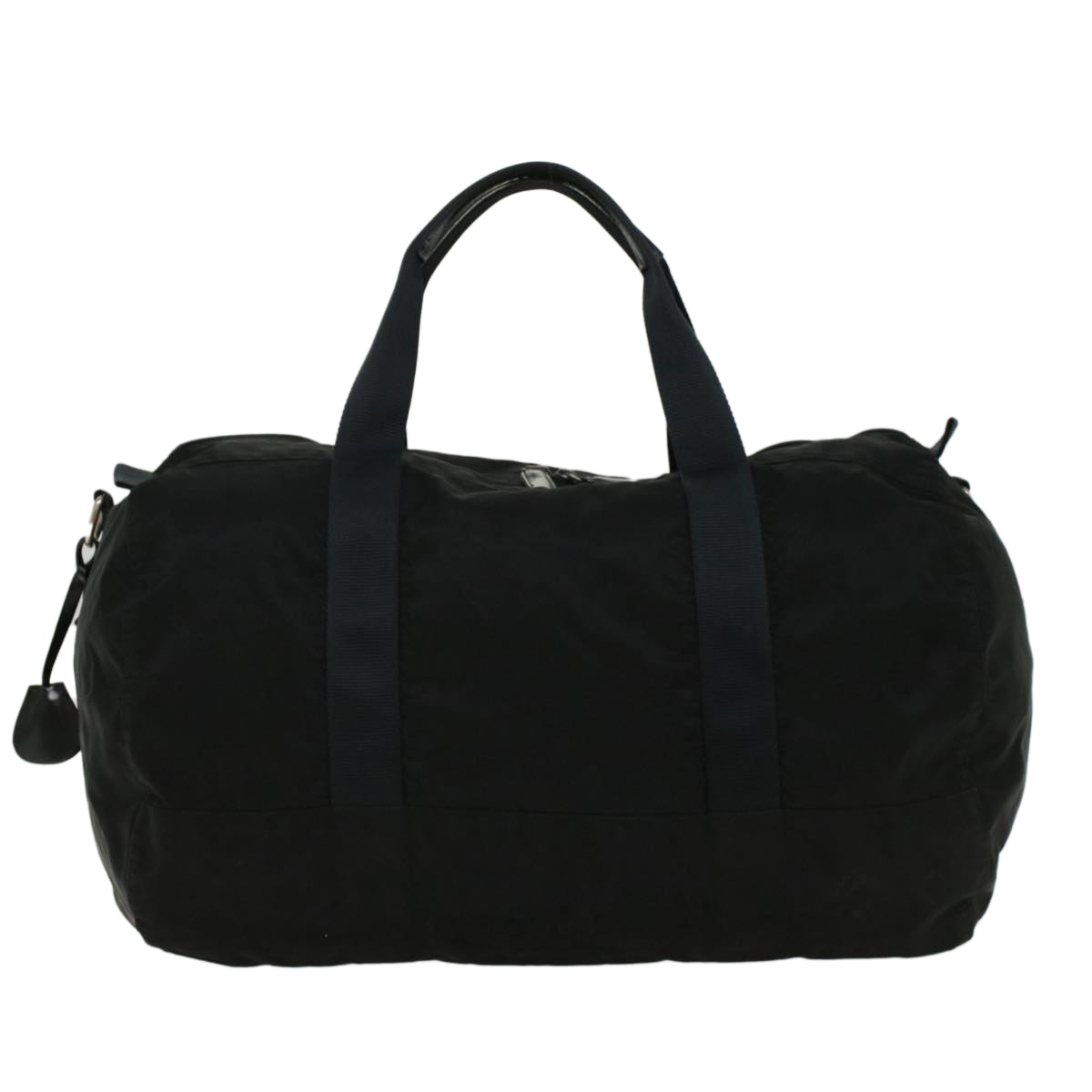 PRADA Boston Bag Nylon Black Auth bs7911 - 0
