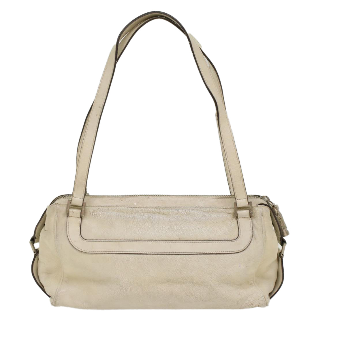 Gianni Versace Shoulder Bag Leather White Auth bs7915 - 0