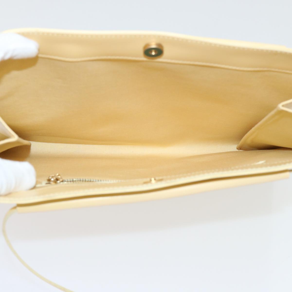 LOUIS VUITTON Epi Saint Tropez Shoulder Bag Cream M5246A LV Auth bs7917