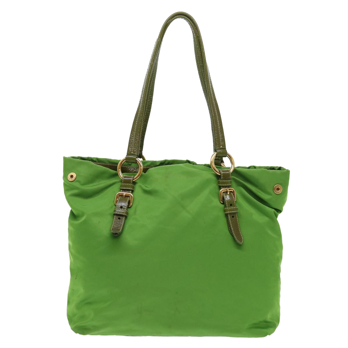PRADA Bijoux Shoulder Bag Nylon Green Auth bs7931 - 0