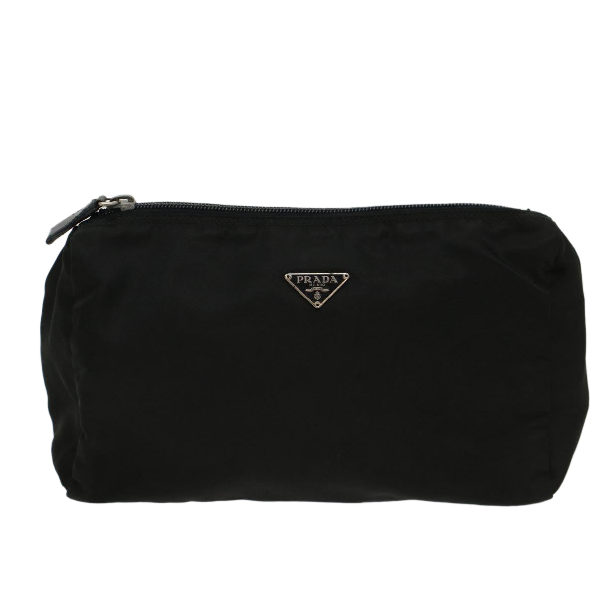 PRADA Pouch Nylon Black Auth bs7944