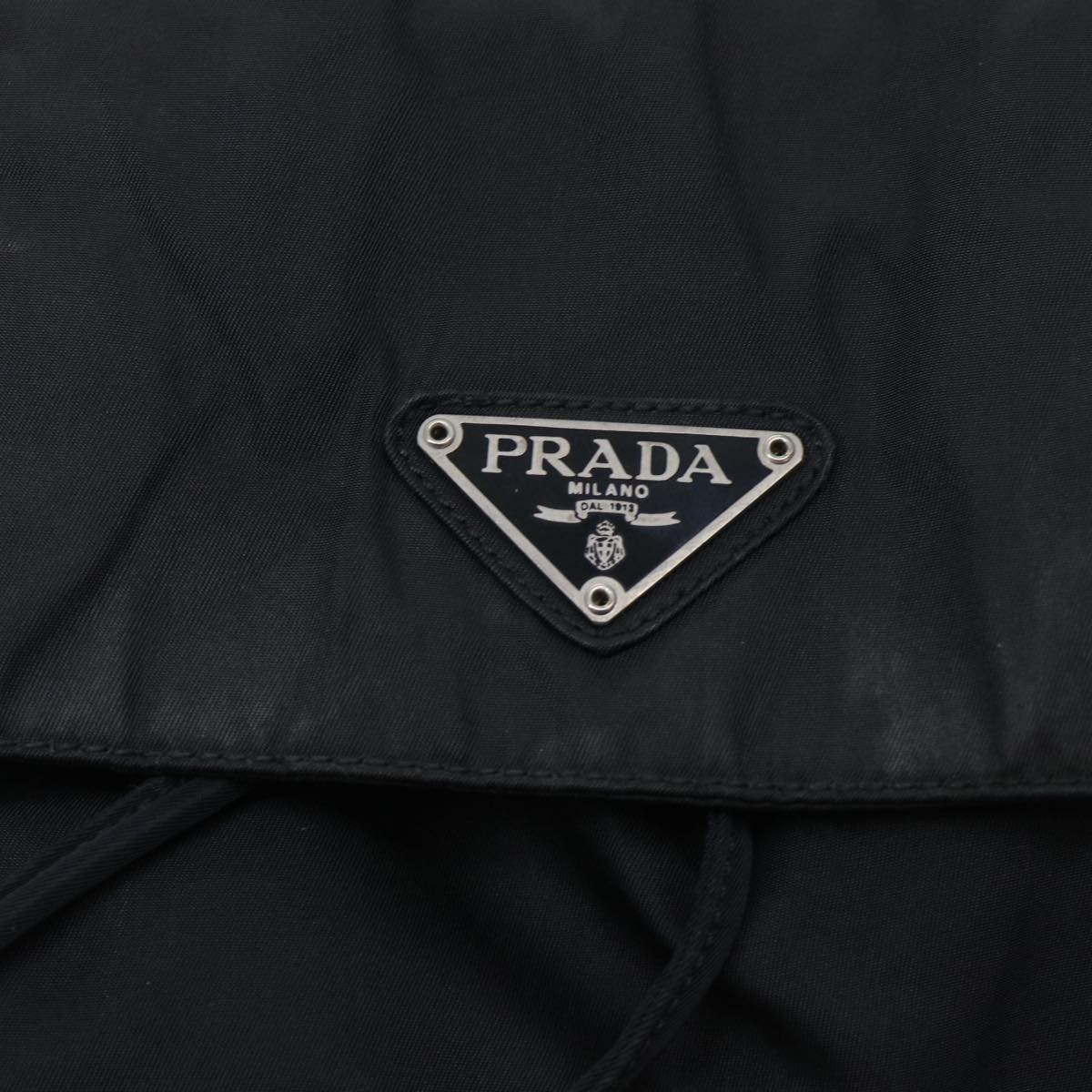 PRADA Backpack Nylon Black Auth bs7969