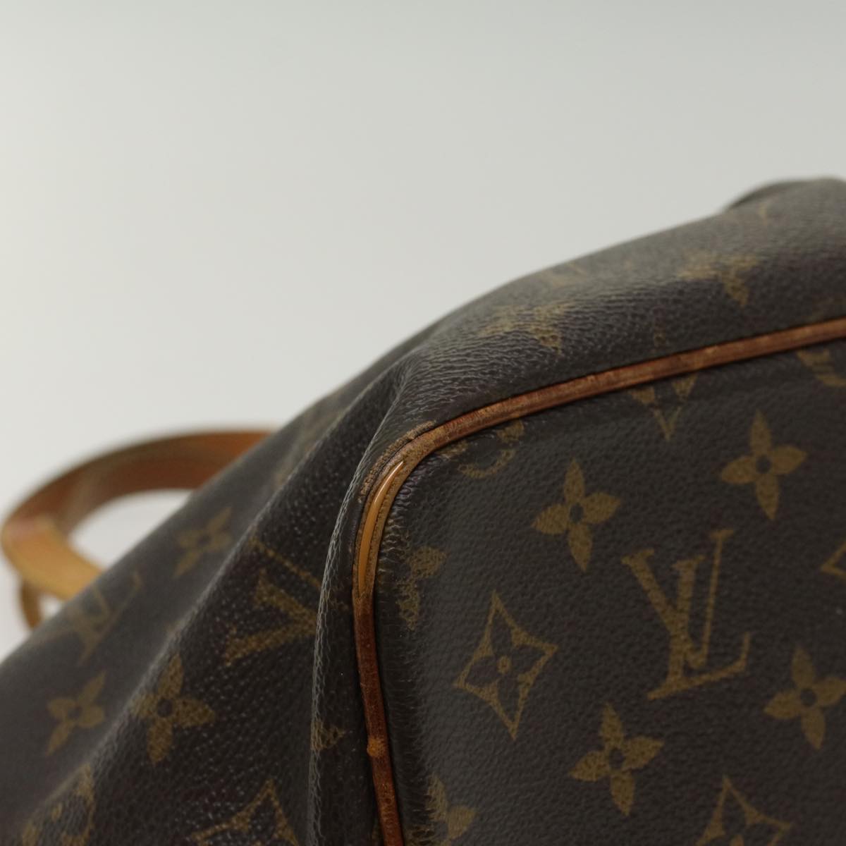 LOUIS VUITTON Monogram Palermo PM Tote Bag M40145 LV Auth bs8003