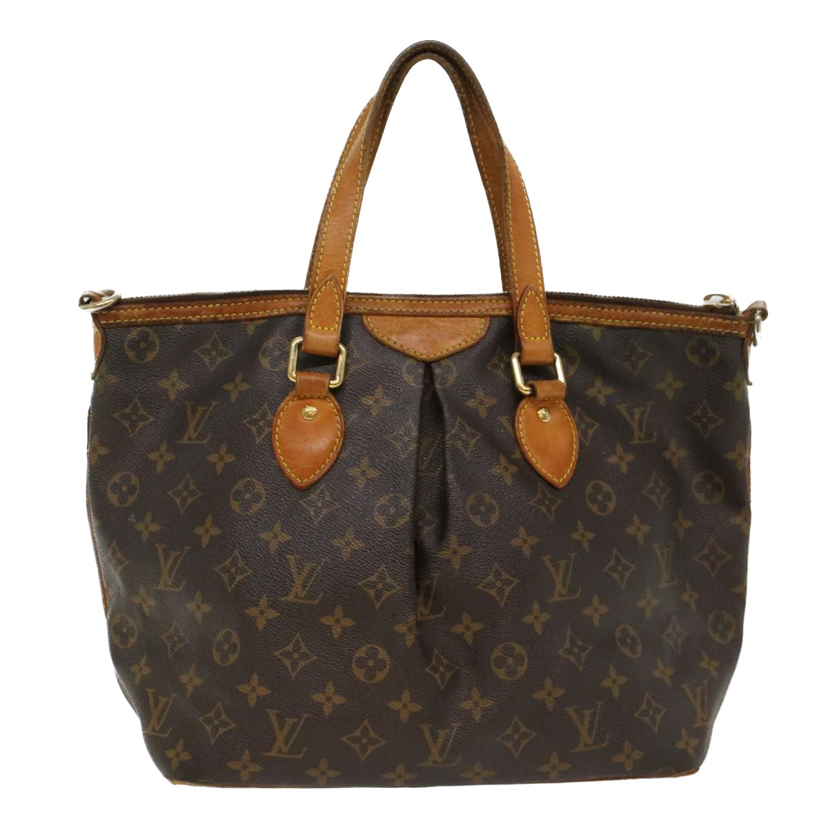 LOUIS VUITTON Monogram Palermo PM Tote Bag M40145 LV Auth bs8003 - 0