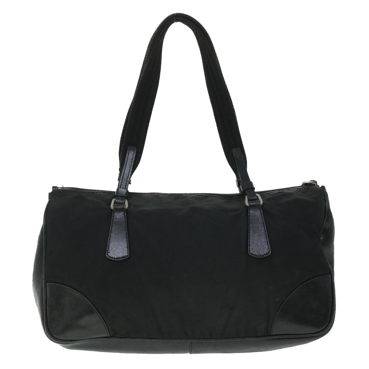 PRADA Shoulder Bag Nylon Black Auth bs8020