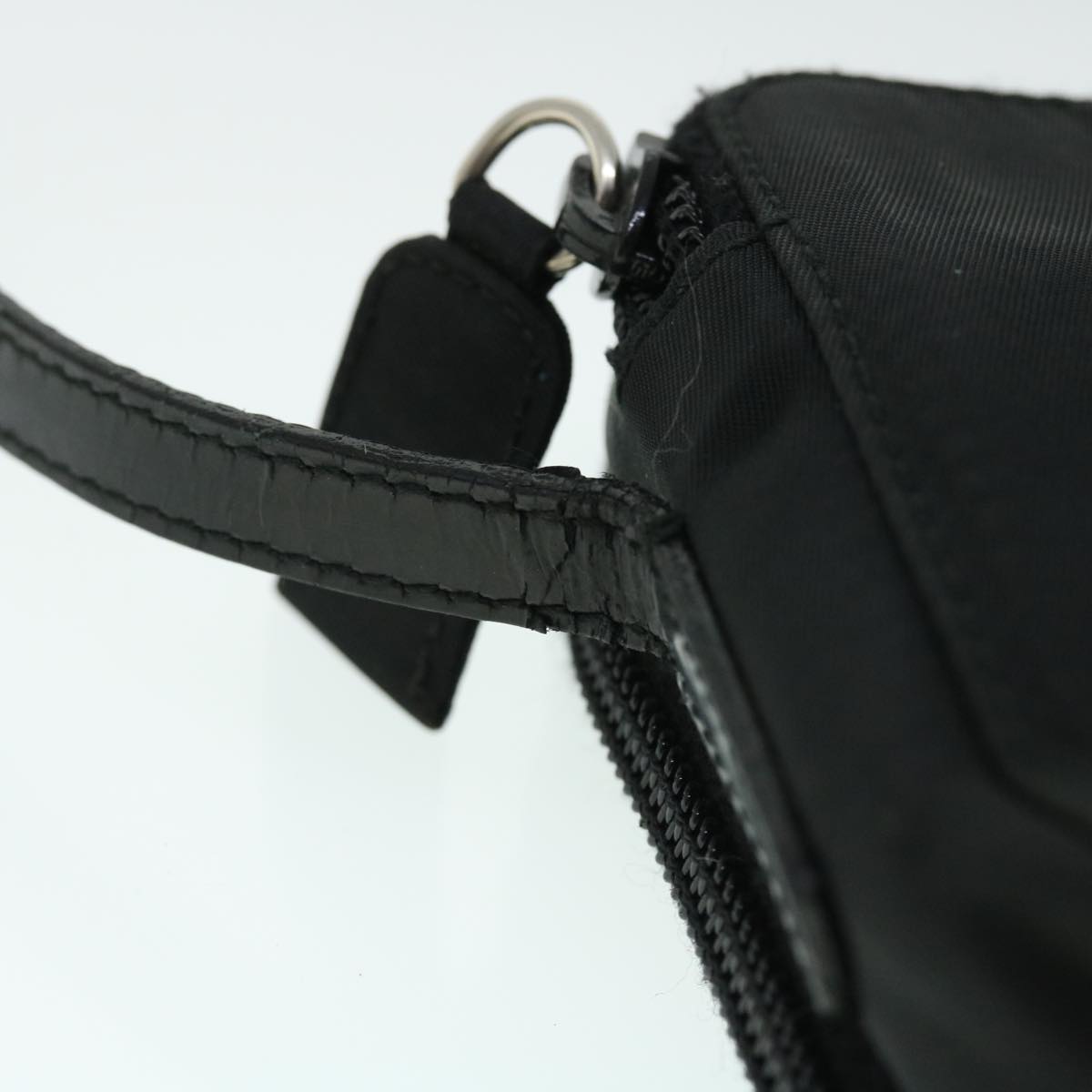 PRADA Pouch Shoulder Nylon Black Auth bs8022