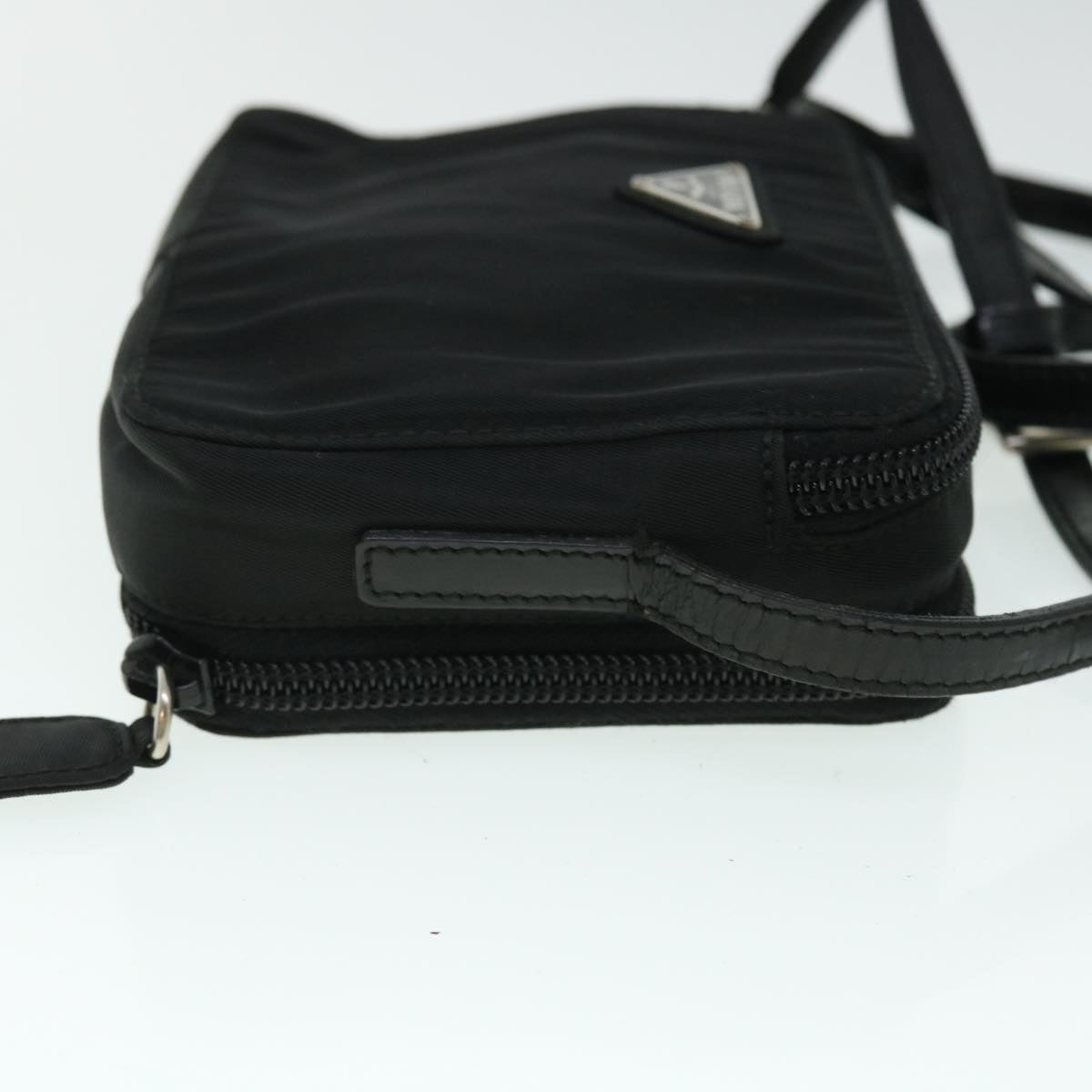 PRADA Pouch Shoulder Nylon Black Auth bs8022