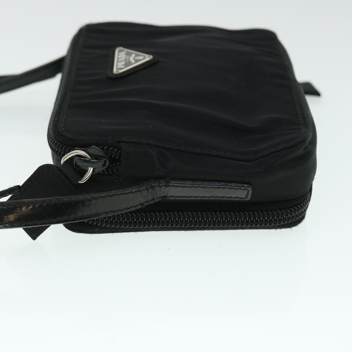 PRADA Pouch Shoulder Nylon Black Auth bs8022