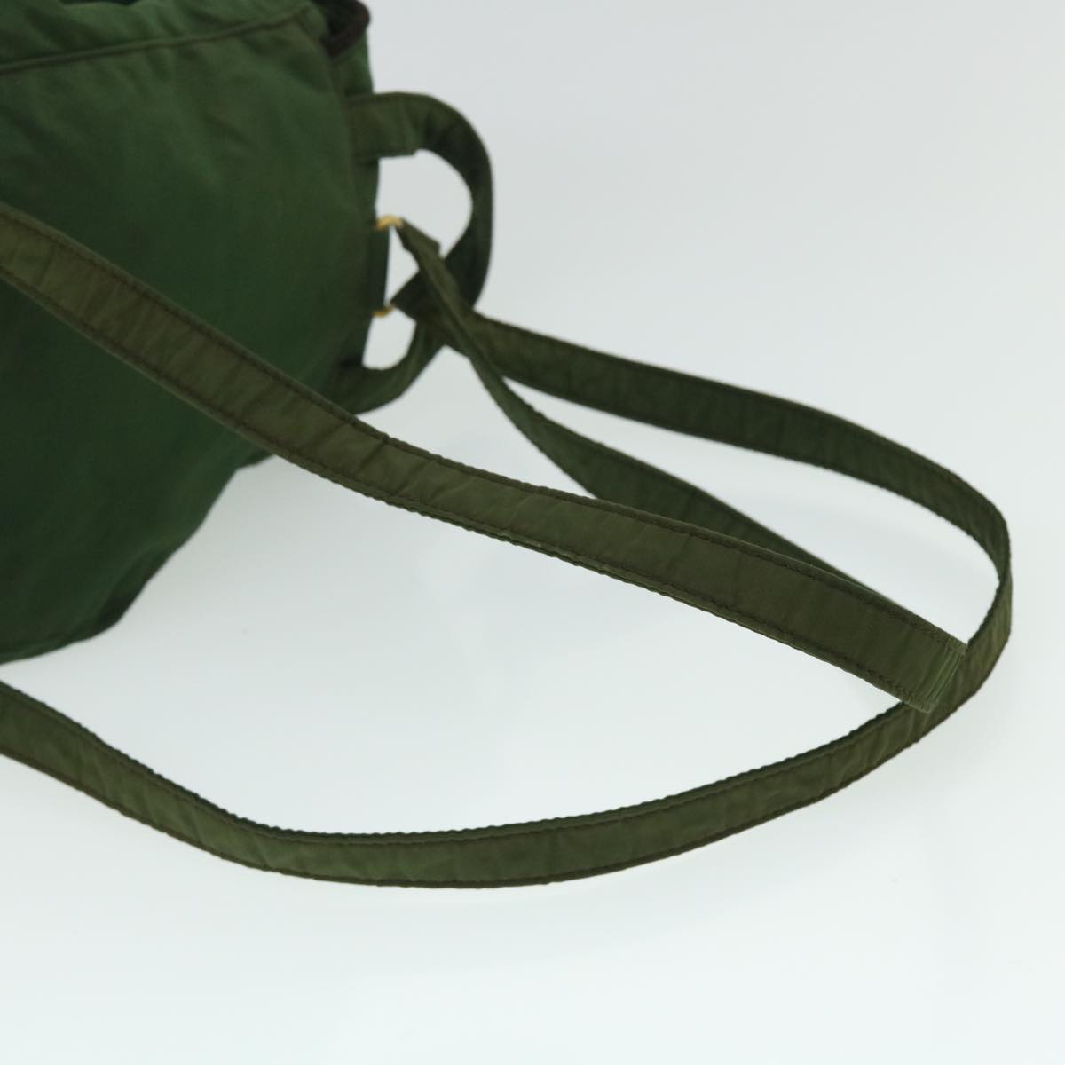 PRADA Backpack Nylon Green Auth bs8058