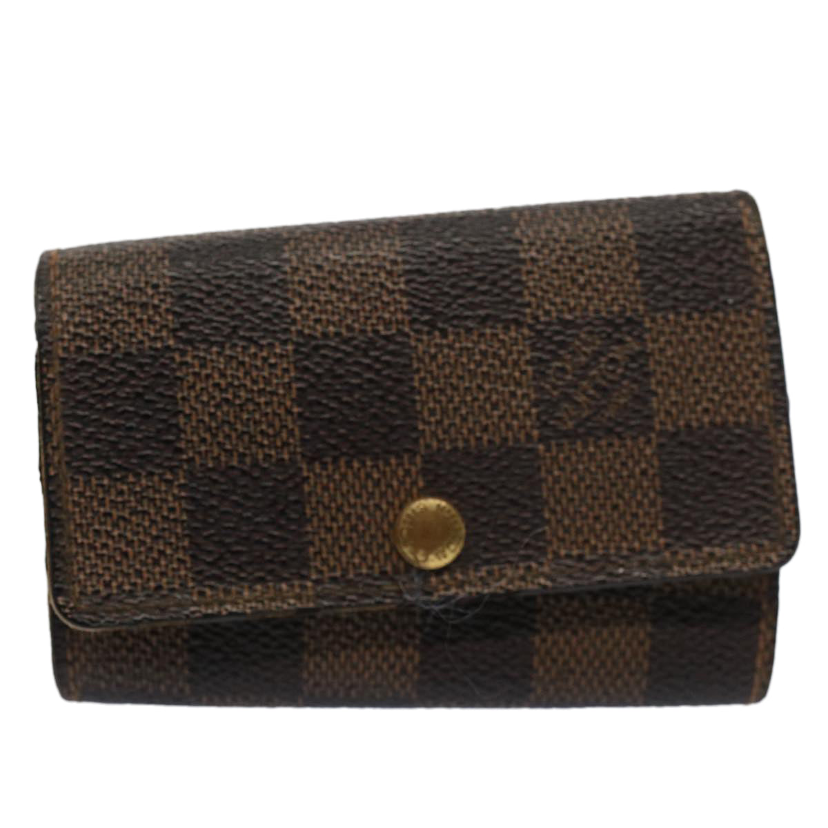 LOUIS VUITTON Monogram Damier Ebene Epi Key Case 6Set Brown LV Auth bs8080