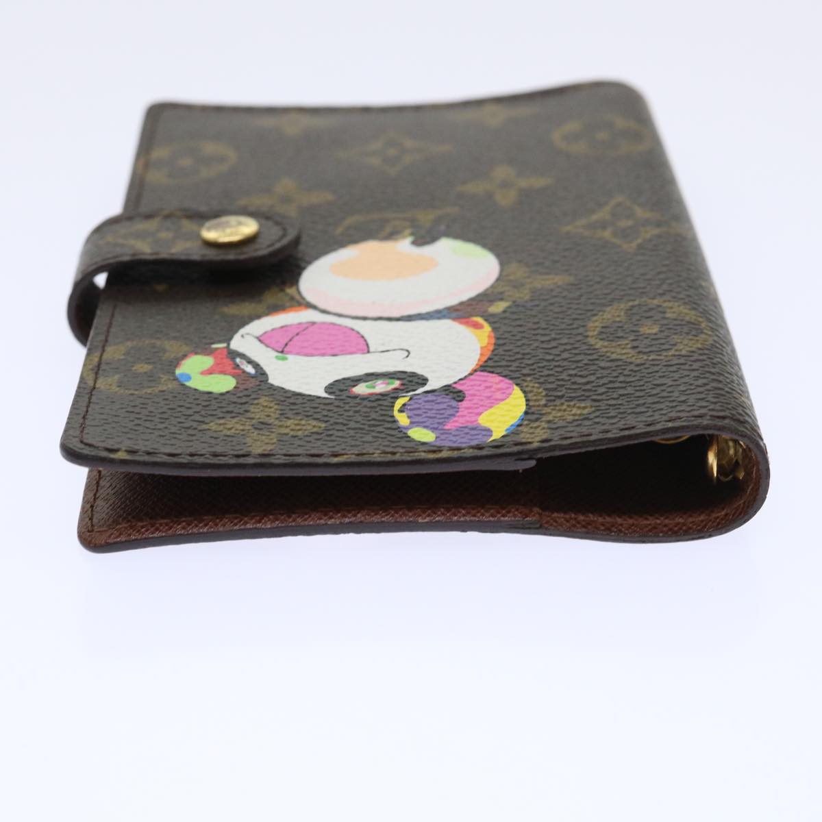 LOUIS VUITTON Monogram Panda Agenda PM Day Planner Cover R20011 LV Auth bs8082