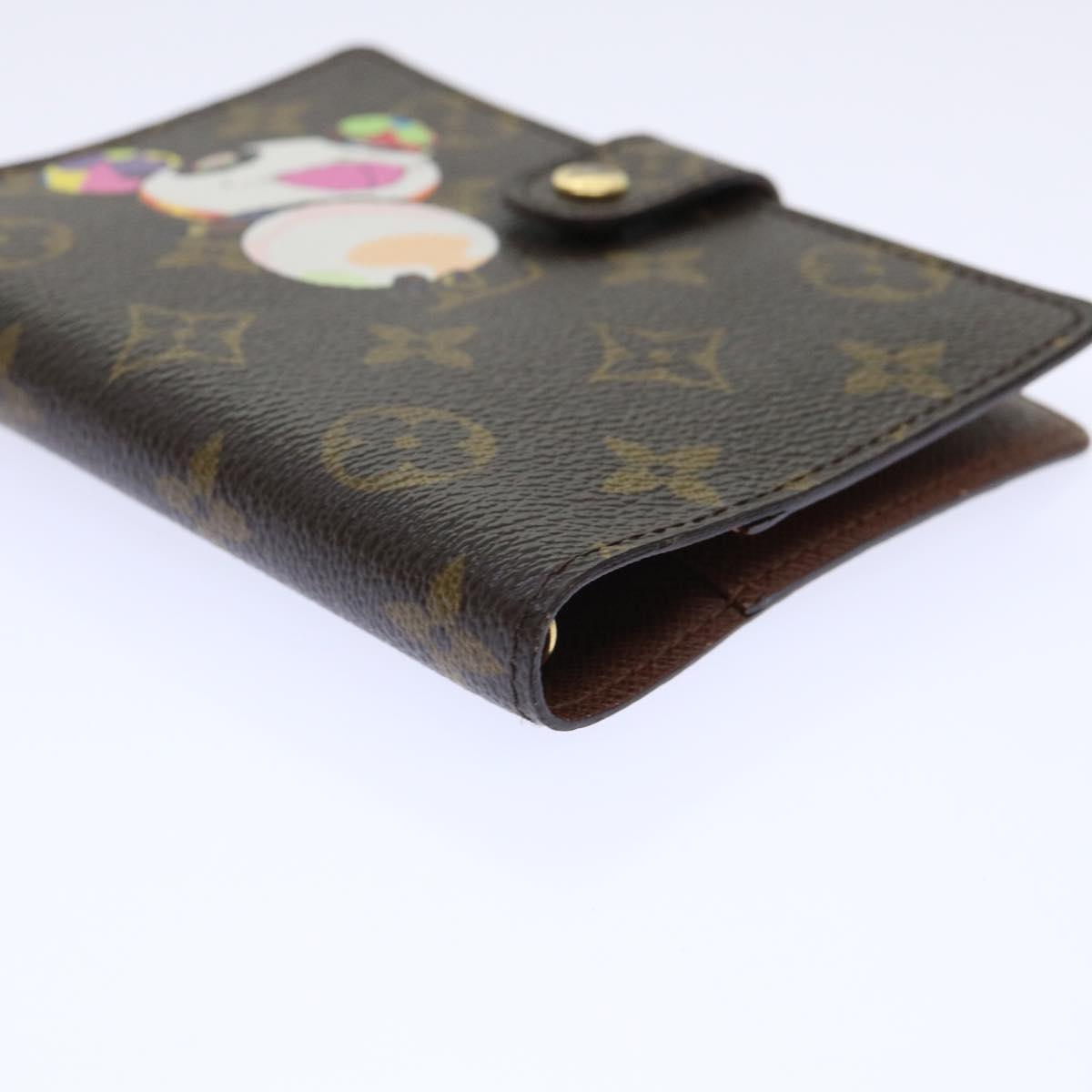 LOUIS VUITTON Monogram Panda Agenda PM Day Planner Cover R20011 LV Auth bs8082