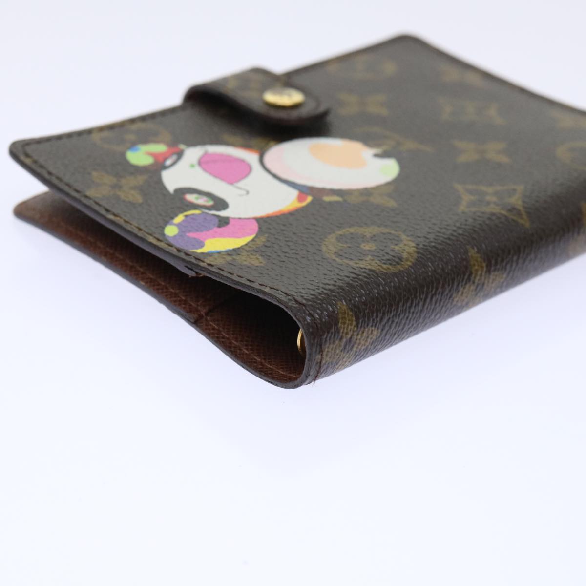 LOUIS VUITTON Monogram Panda Agenda PM Day Planner Cover R20011 LV Auth bs8082