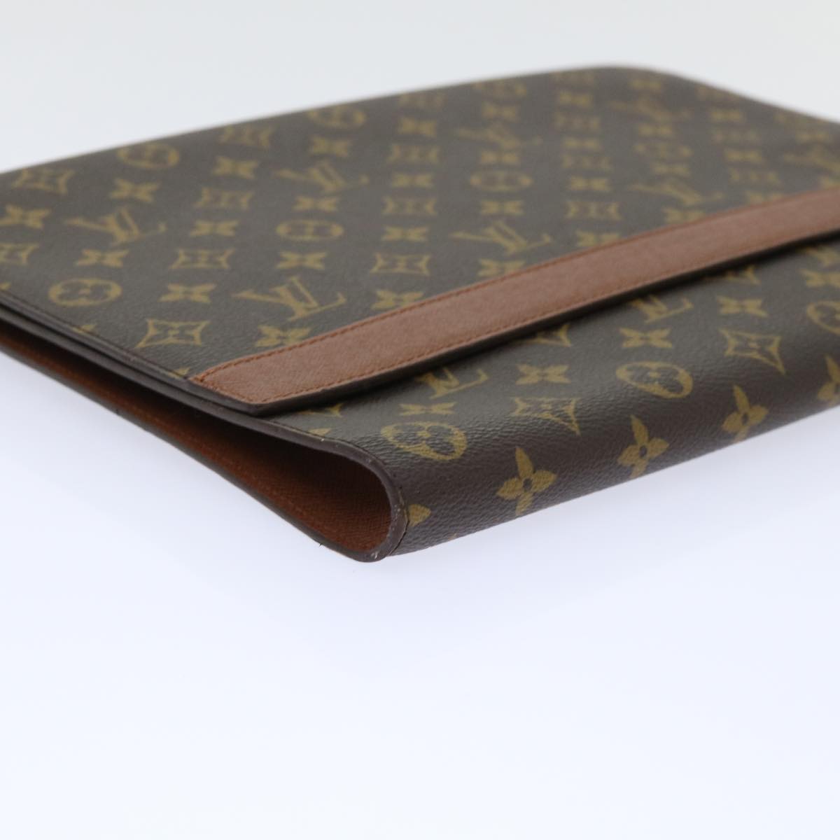 LOUIS VUITTON Monogram Porte Envelope Clutch Bag M51801 LV Auth bs8136