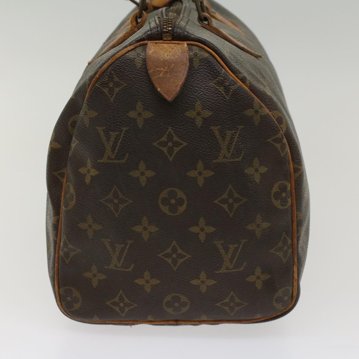 LOUIS VUITTON Monogram Speedy 30 Hand Bag M41526 LV Auth bs8142