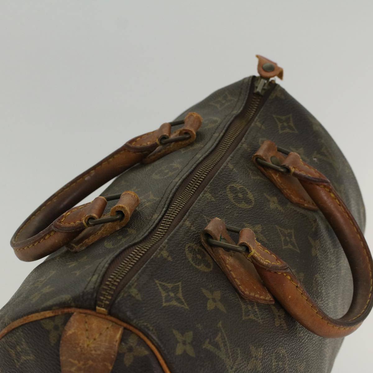 LOUIS VUITTON Monogram Speedy 30 Hand Bag M41526 LV Auth bs8142