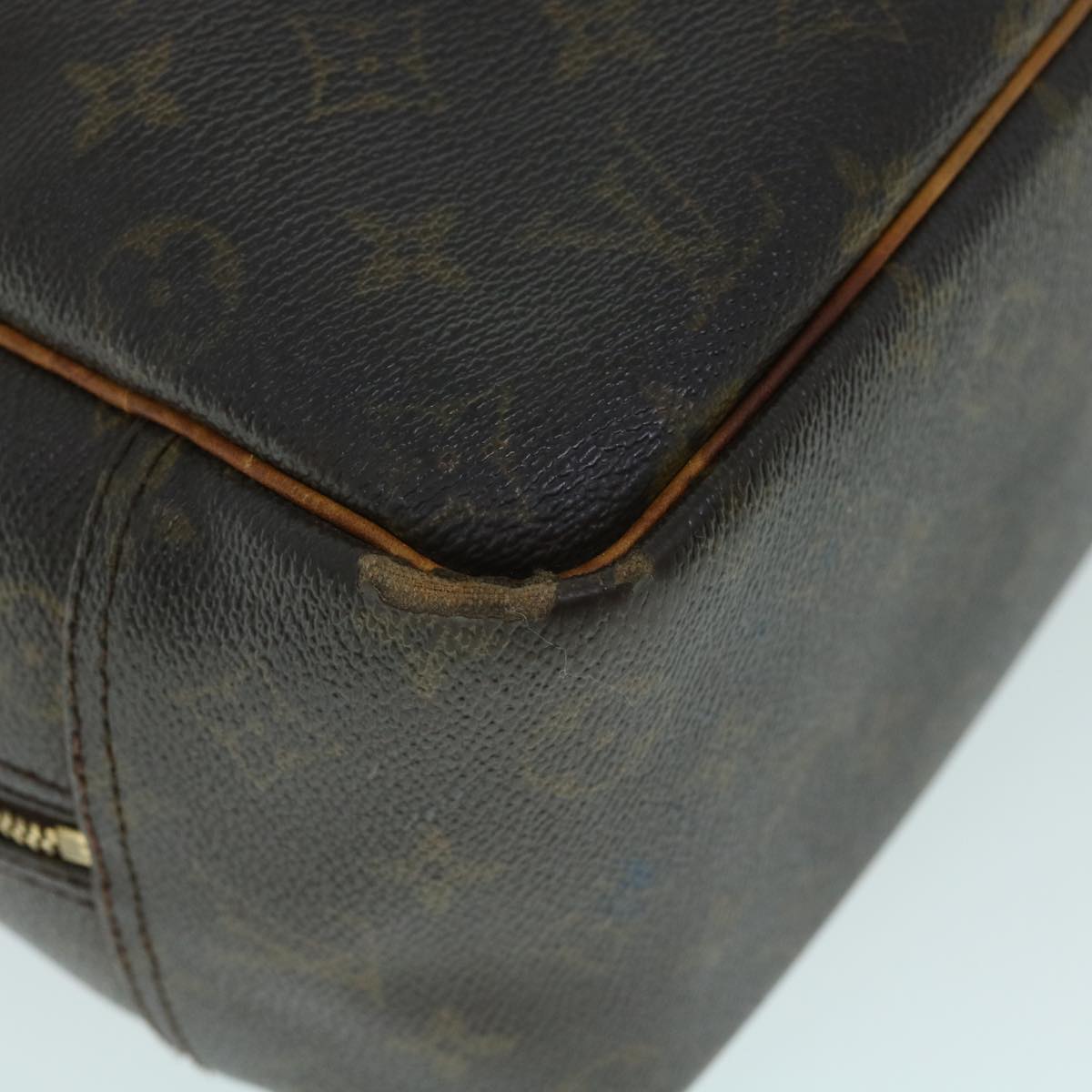 LOUIS VUITTON Monogram Deauville Hand Bag M47270 LV Auth bs8148