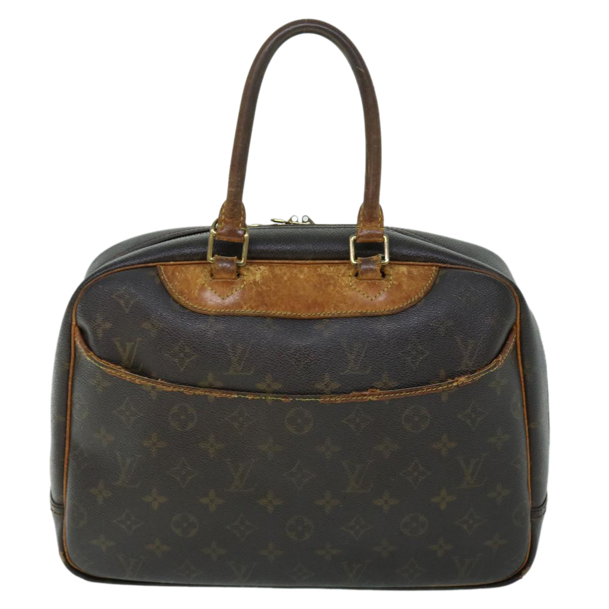 LOUIS VUITTON Monogram Deauville Hand Bag M47270 LV Auth bs8148