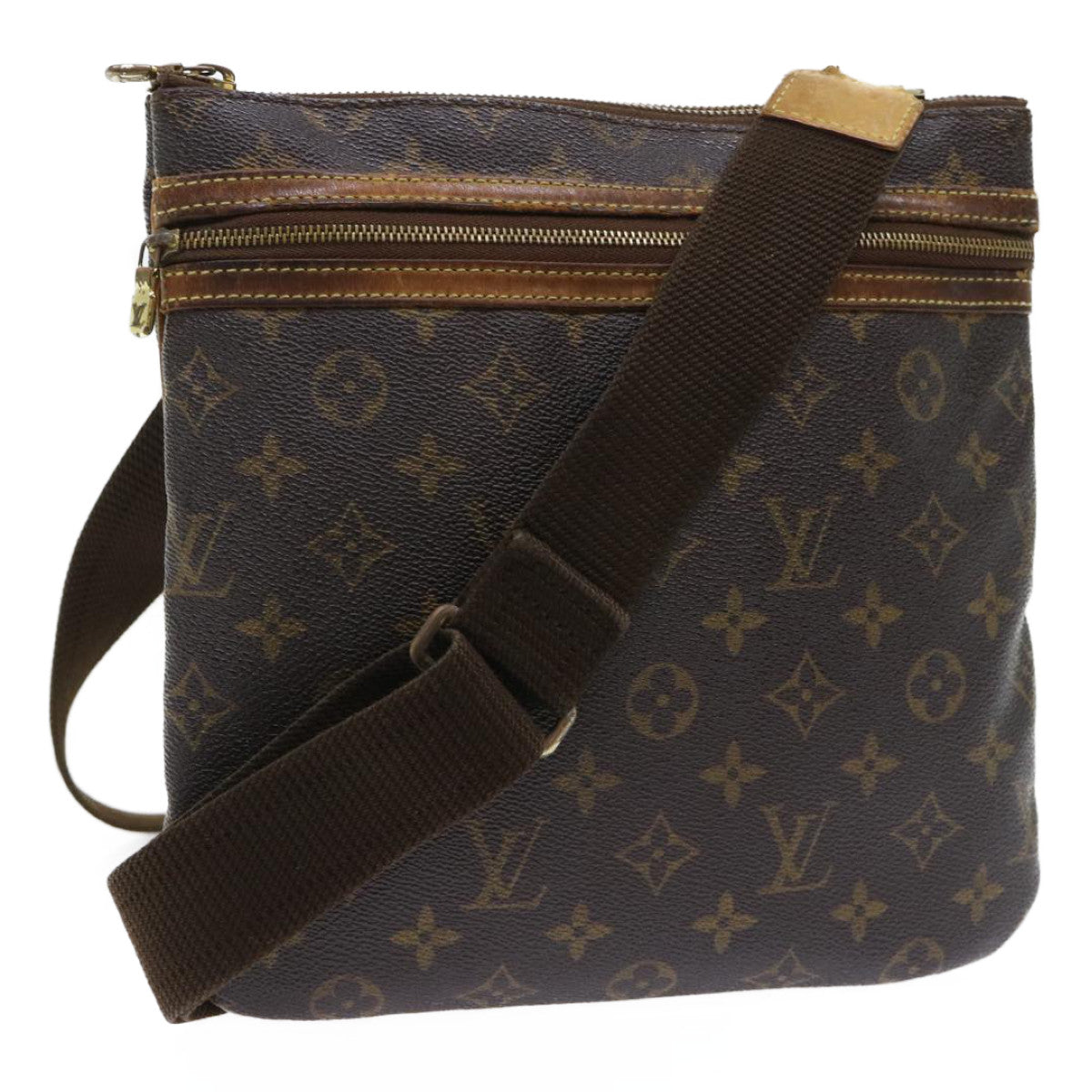 LOUIS VUITTON Monogram Pochette Bosphore Shoulder Bag M40044 LV Auth bs8149