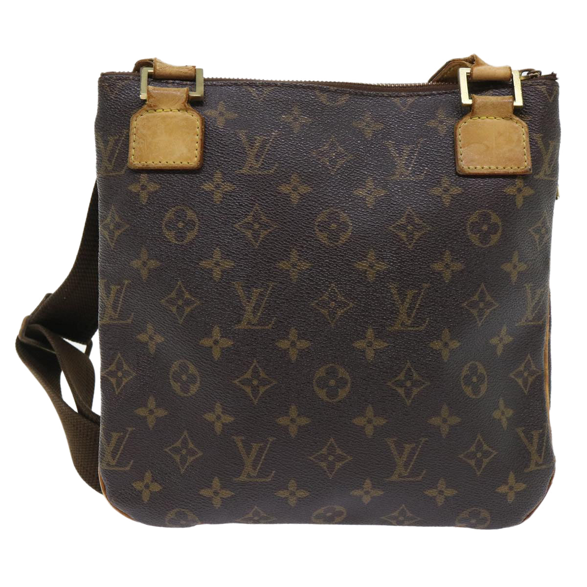 LOUIS VUITTON Monogram Pochette Bosphore Shoulder Bag M40044 LV Auth bs8149