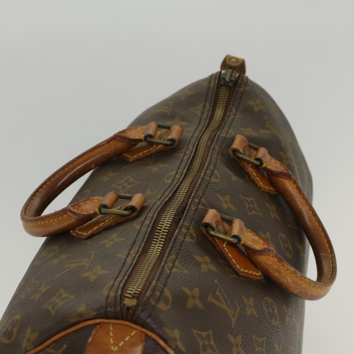 LOUIS VUITTON Monogram Speedy 35 Hand Bag Vintage M41524 LV Auth bs8151