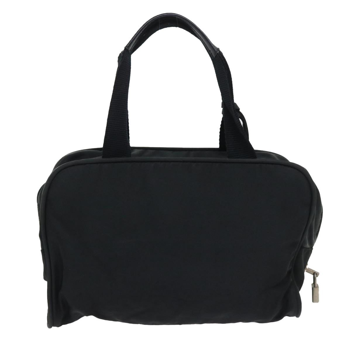 PRADA Hand Bag Nylon Black Auth bs8162