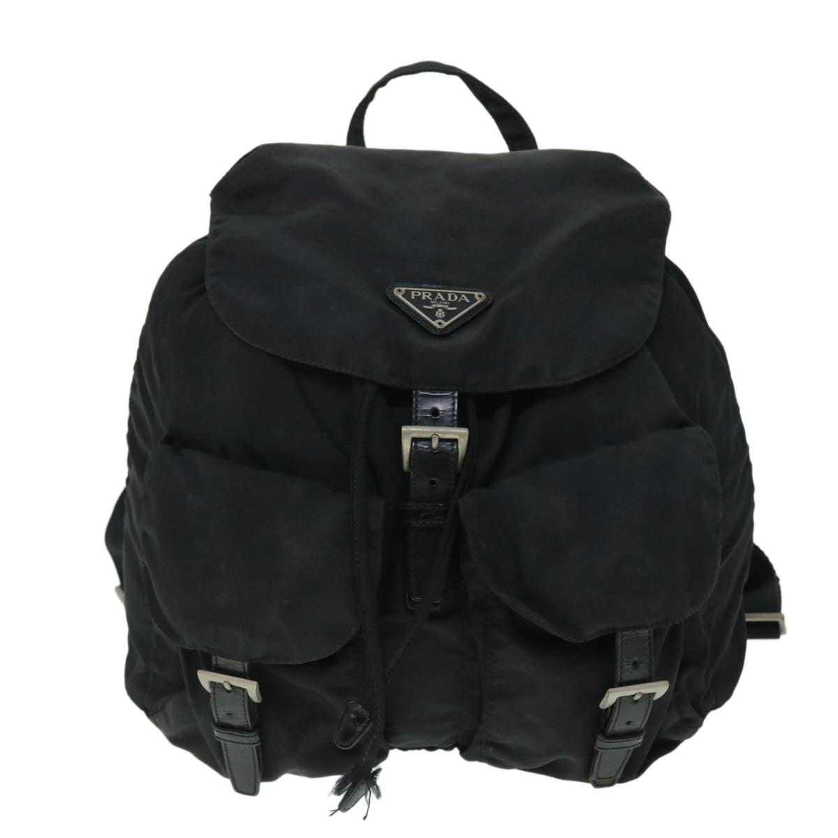 PRADA Backpack Nylon Black Auth bs8164
