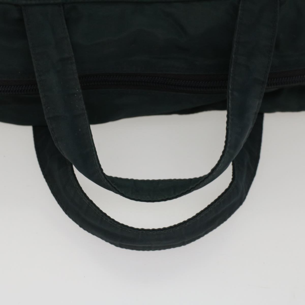 PRADA Hand Bag Nylon Blue Green Auth bs8168