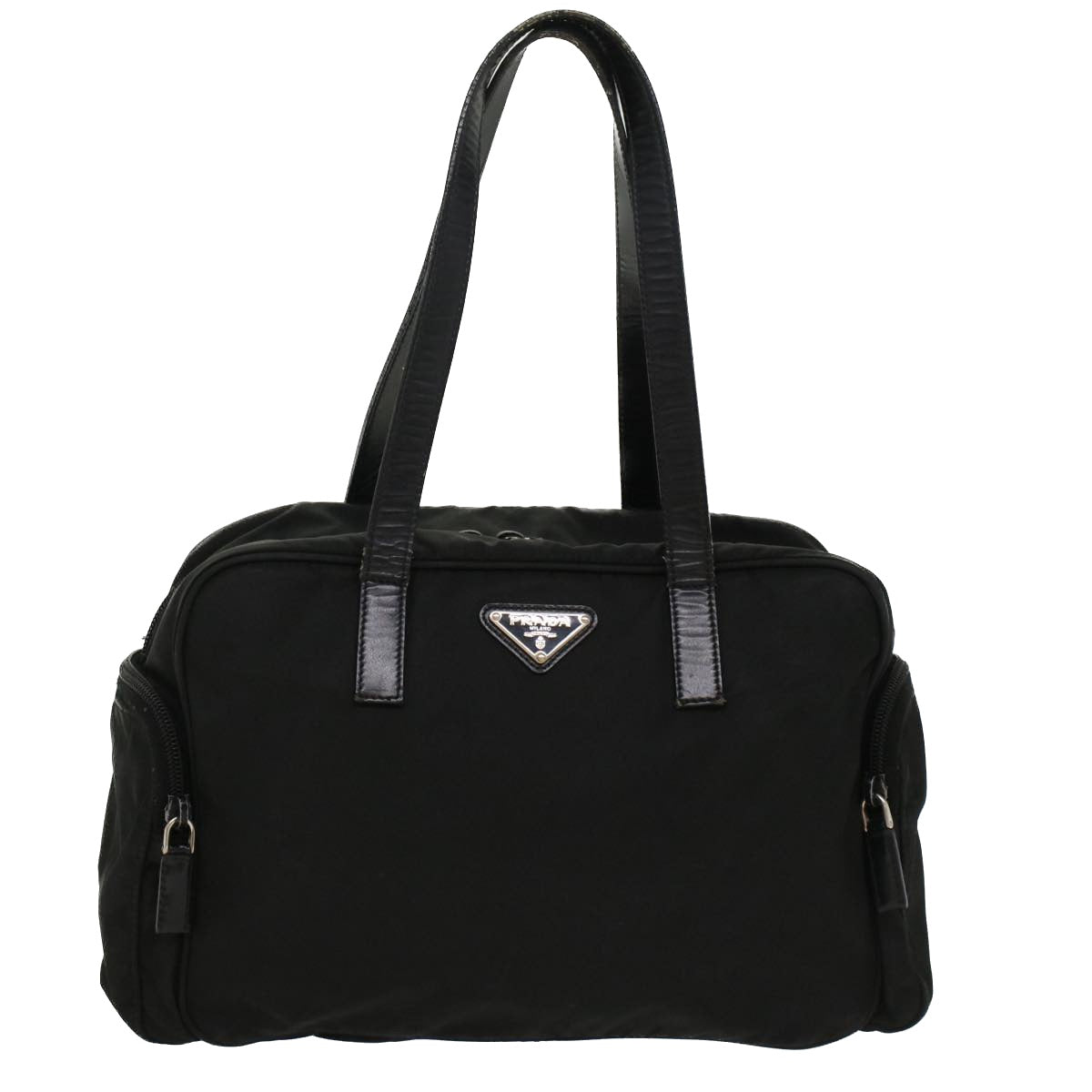 PRADA Shoulder Bag Nylon Black Auth bs8169 - 0
