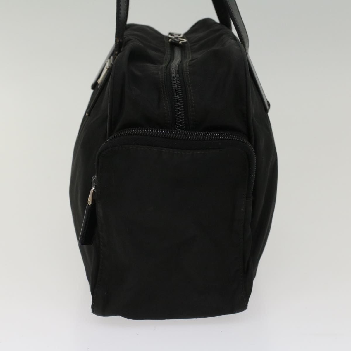 PRADA Shoulder Bag Nylon Black Auth bs8169