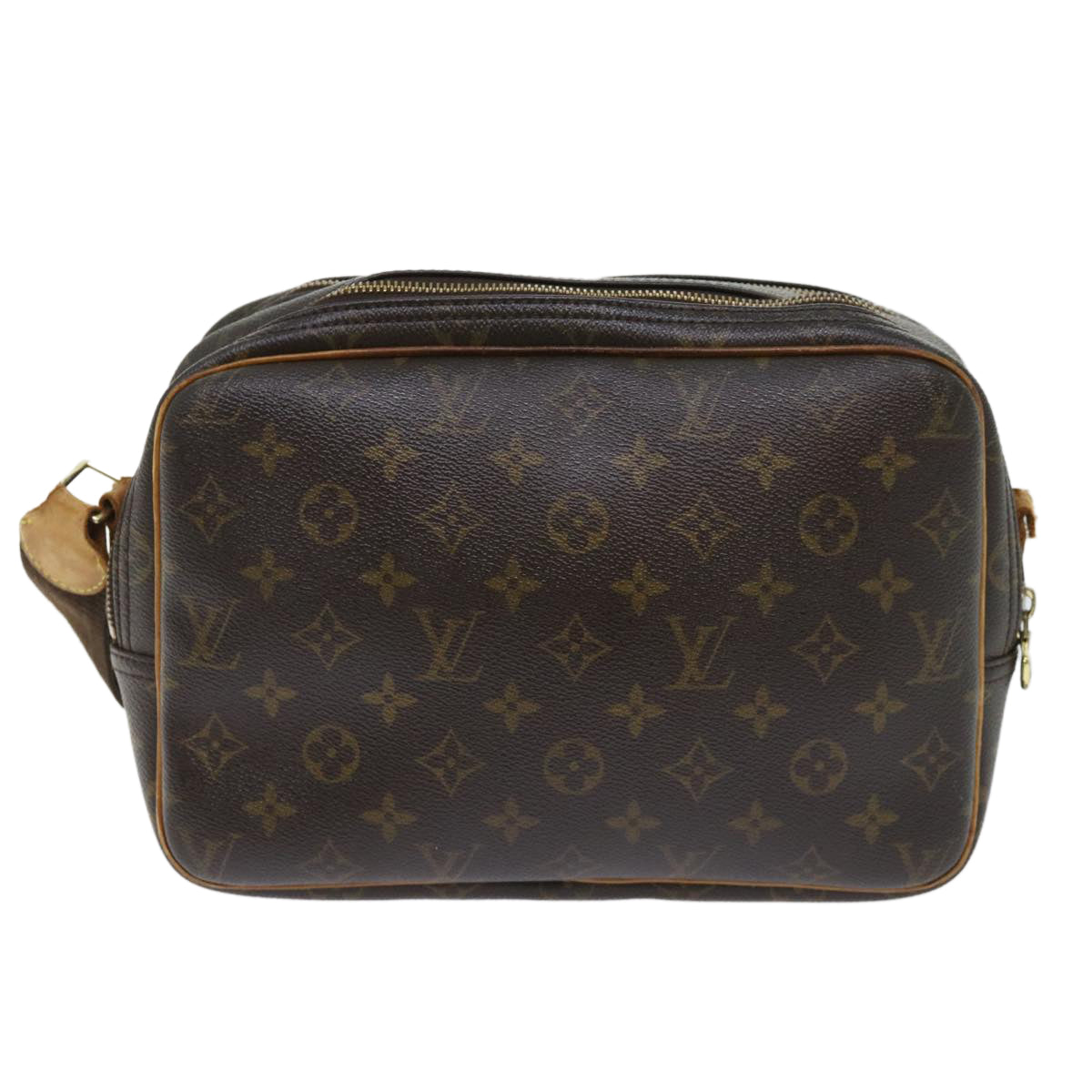 LOUIS VUITTON Monogram Reporter PM Shoulder Bag M45254 LV Auth bs8178