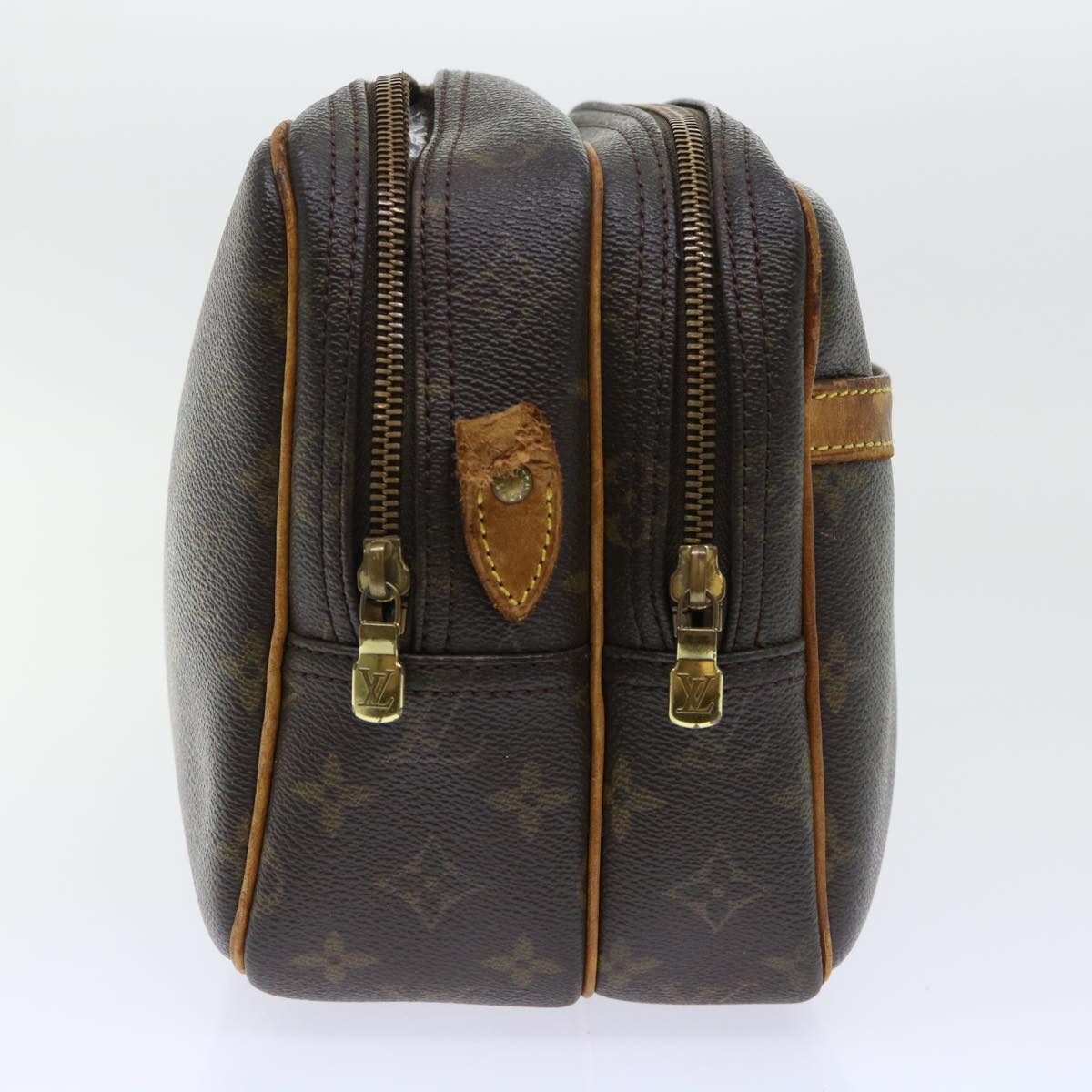 LOUIS VUITTON Monogram Reporter PM Shoulder Bag M45254 LV Auth bs8178