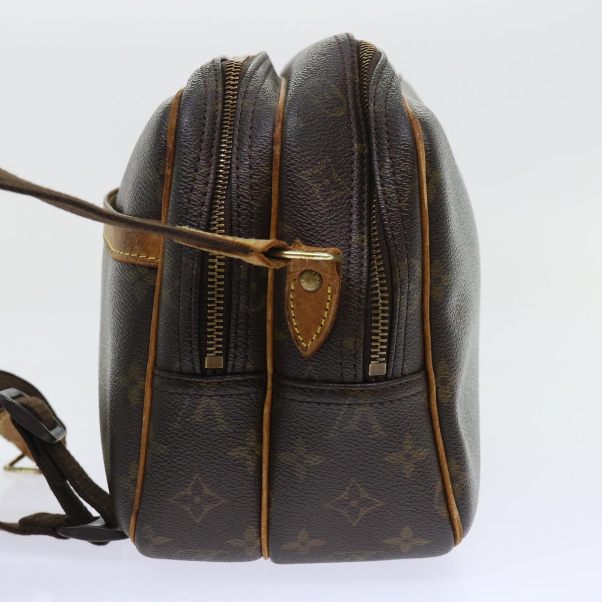 LOUIS VUITTON Monogram Reporter PM Shoulder Bag M45254 LV Auth bs8178