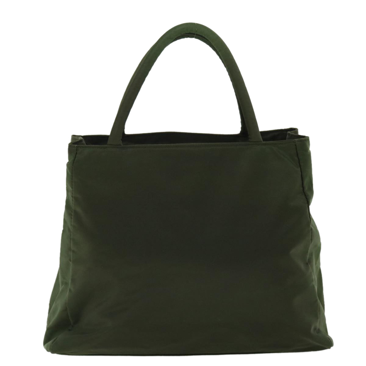 PRADA Hand Bag Nylon Khaki Auth bs8191 - 0