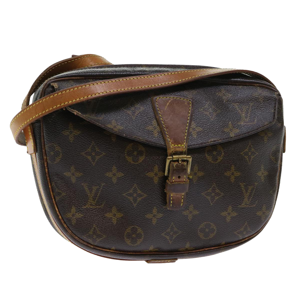 LOUIS VUITTON Monogram Jeune Fille MM Shoulder Bag M51226 LV Auth bs8200