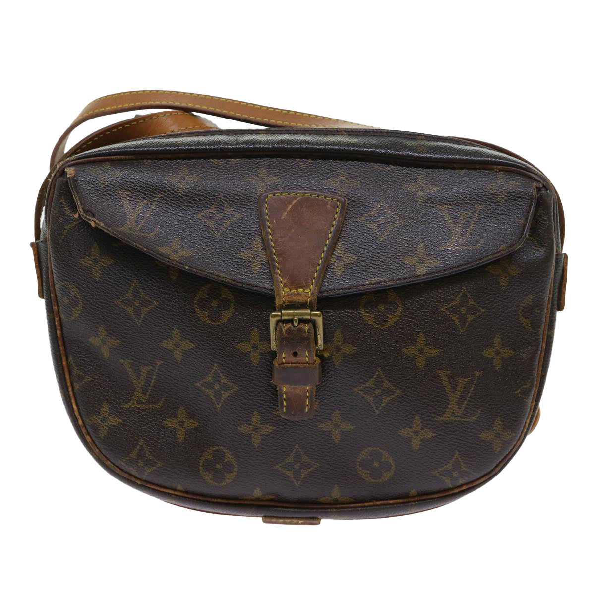 LOUIS VUITTON Monogram Jeune Fille MM Shoulder Bag M51226 LV Auth bs8200