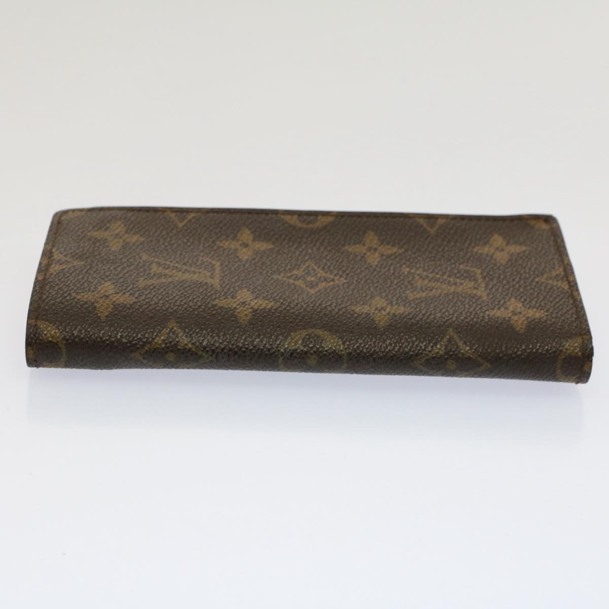 LOUIS VUITTON Monogram Etui Lunette Simple Glasses Case M62962 LV Auth bs8245