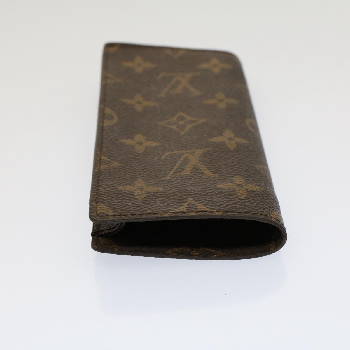 LOUIS VUITTON Monogram Etui Lunette Simple Glasses Case M62962 LV Auth bs8245