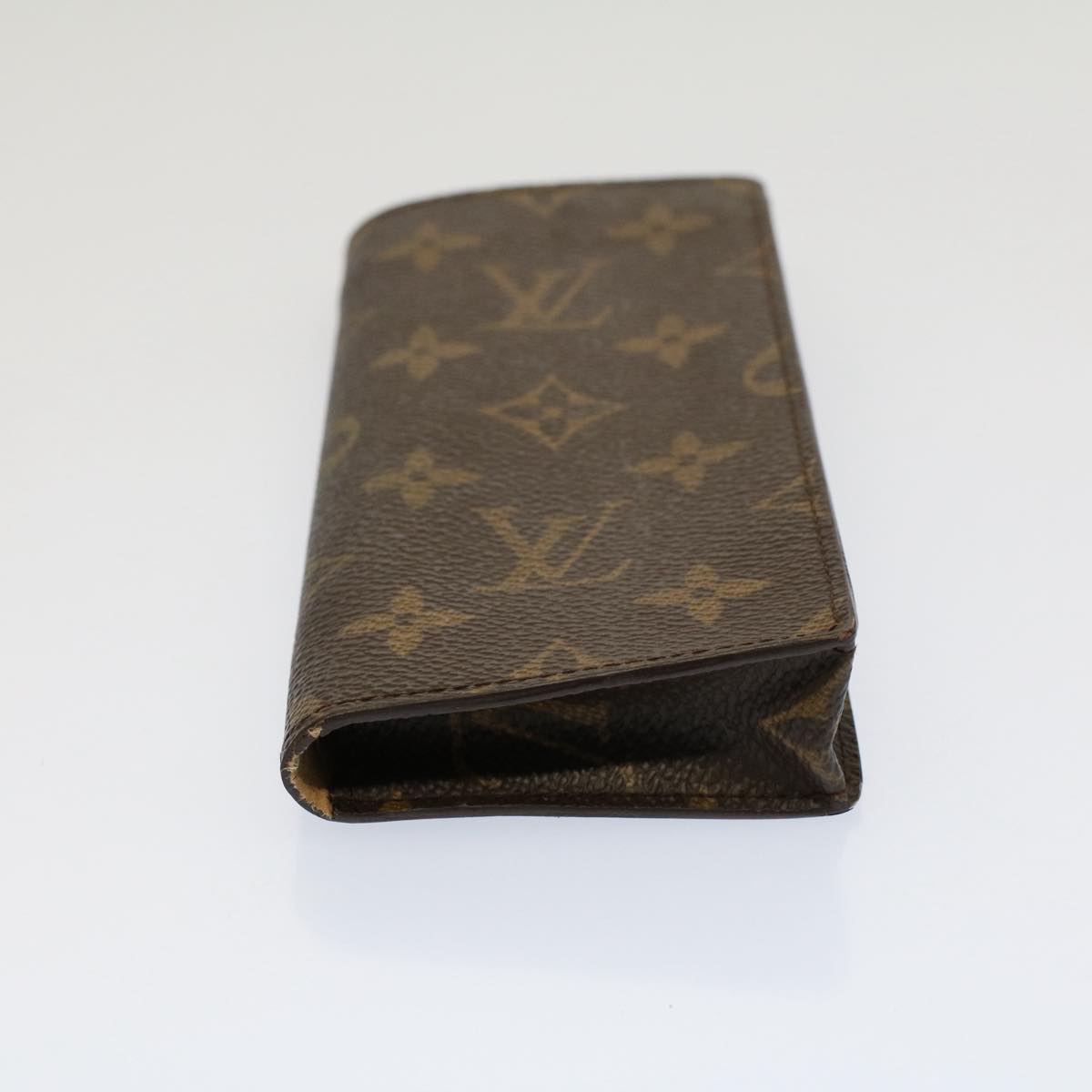 LOUIS VUITTON Monogram Etui Lunette Simple Glasses Case M62962 LV Auth bs8245