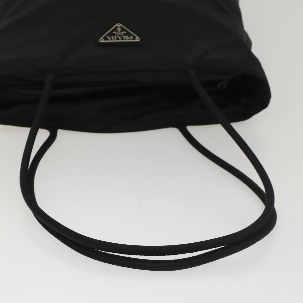 PRADA Shoulder Bag Nylon Black Auth bs8255