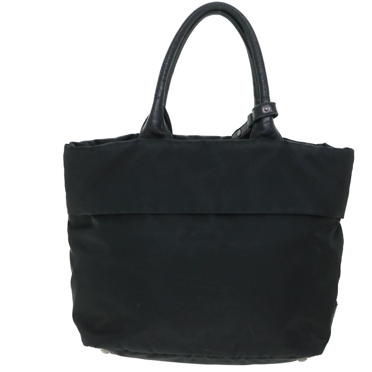 PRADA Tote Bag Nylon 2way Black Auth bs8256 - 0