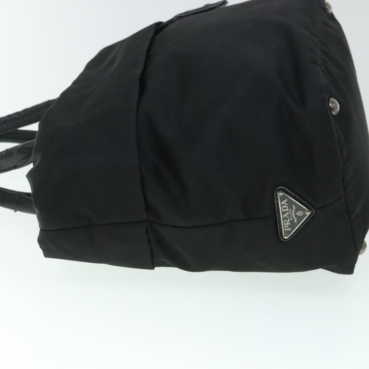 PRADA Tote Bag Nylon 2way Black Auth bs8256