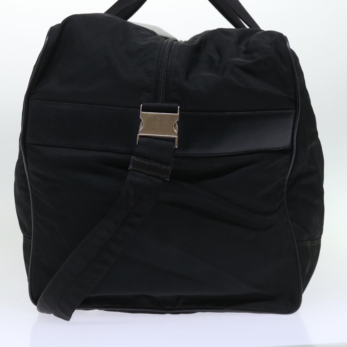 PRADA Boston Bag Nylon 2way Black Auth bs8272