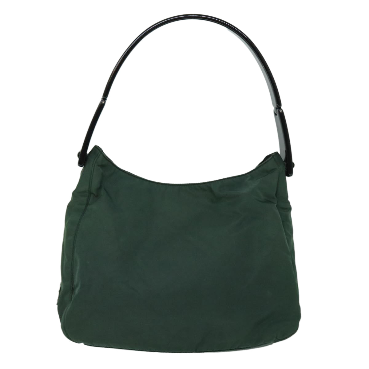 PRADA Shoulder Bag Nylon Green Auth bs8303