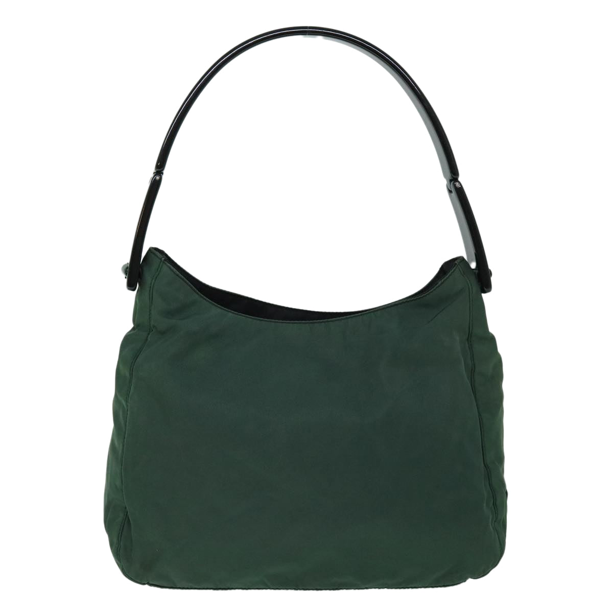 PRADA Shoulder Bag Nylon Green Auth bs8303