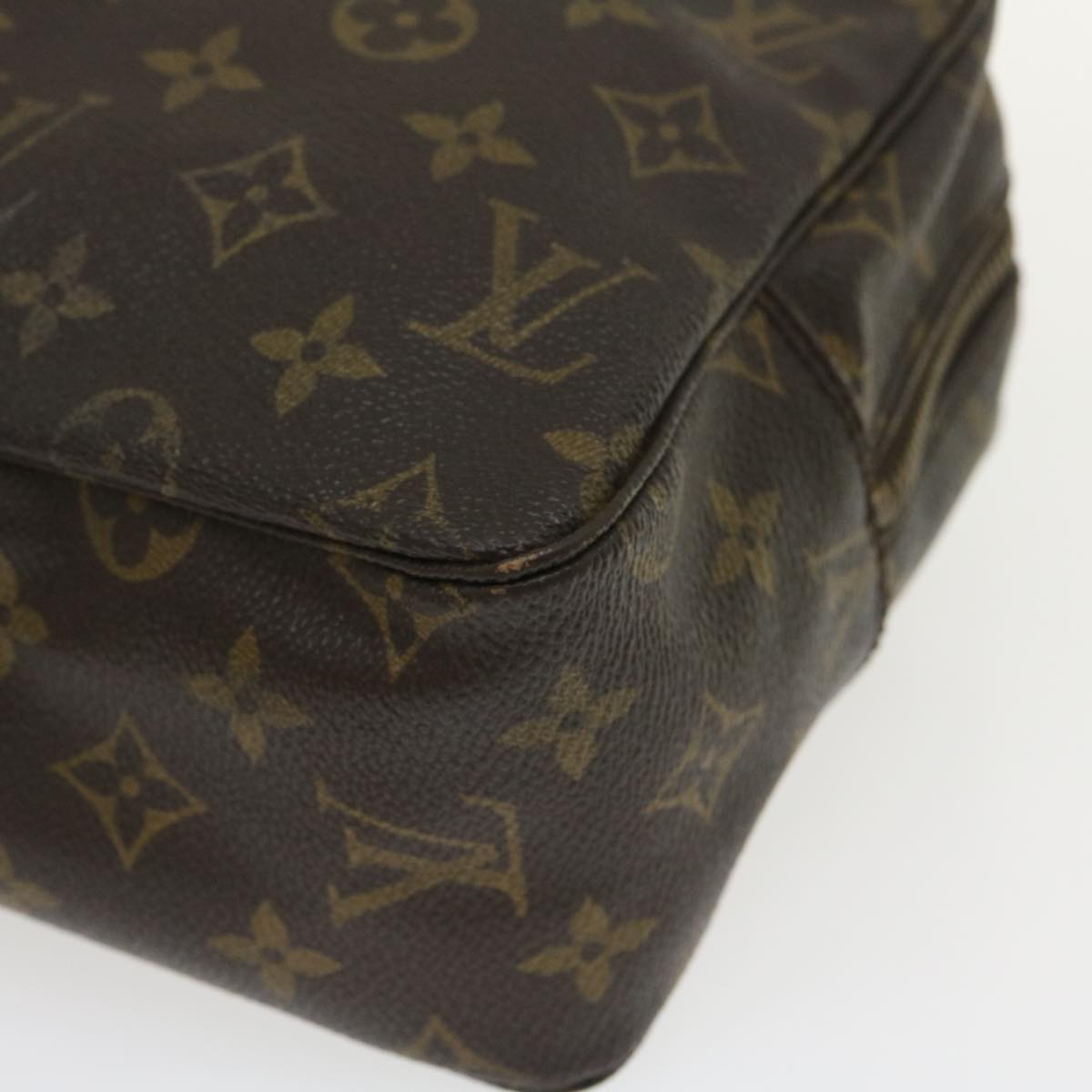 LOUIS VUITTON Monogram Trousse Toilette 28 Clutch Bag M47522 LV Auth bs831