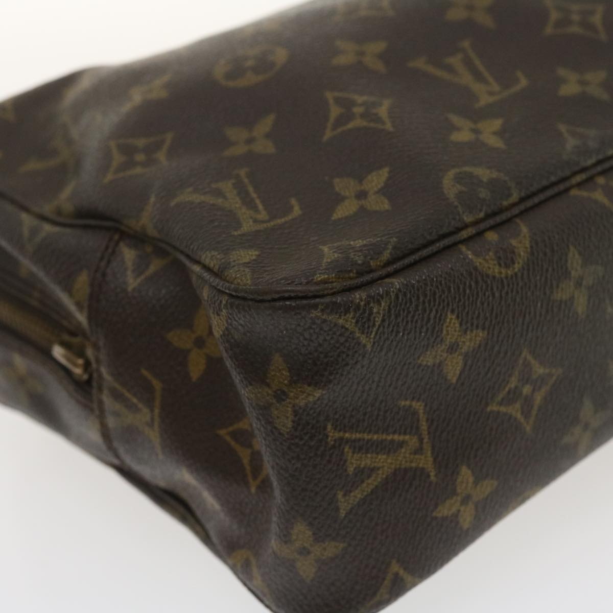 LOUIS VUITTON Monogram Trousse Toilette 28 Clutch Bag M47522 LV Auth bs831