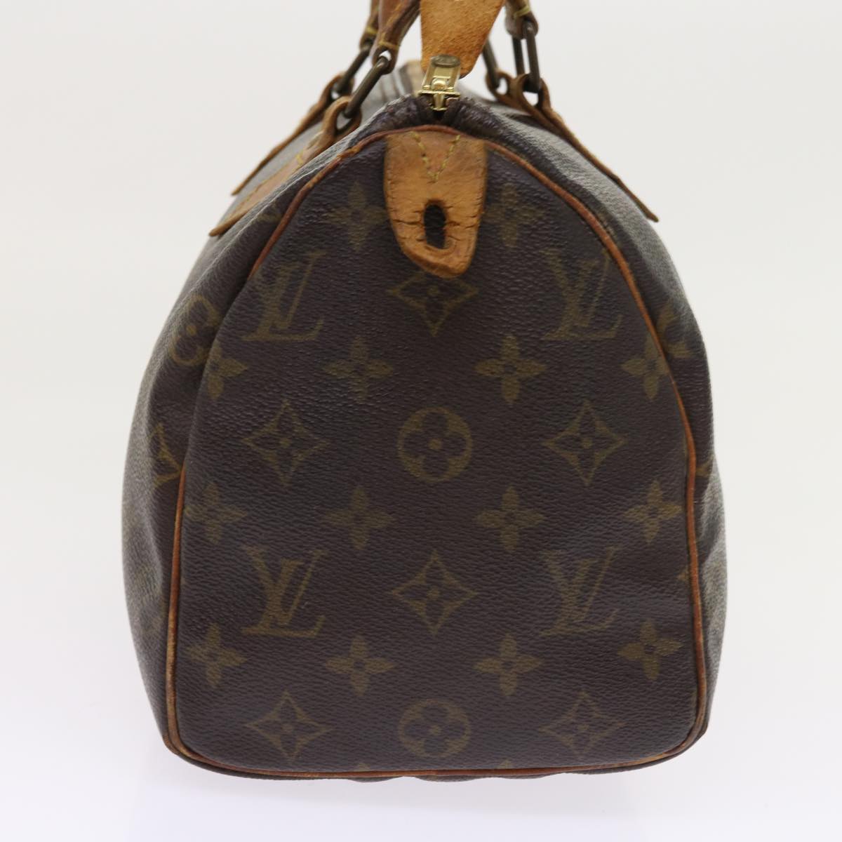 LOUIS VUITTON Monogram Speedy 25 Hand Bag M41528 LV Auth bs8330