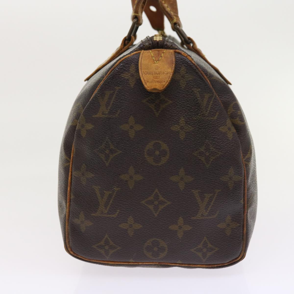 LOUIS VUITTON Monogram Speedy 25 Hand Bag M41528 LV Auth bs8330